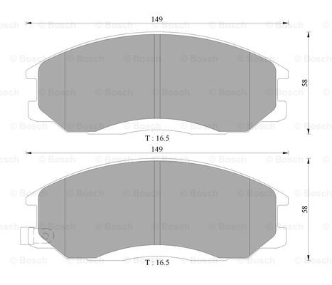 BOSCH 0 986 AB3 033 Brake...