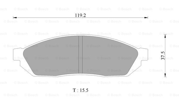 BOSCH 0 986 AB3 038 Brake...