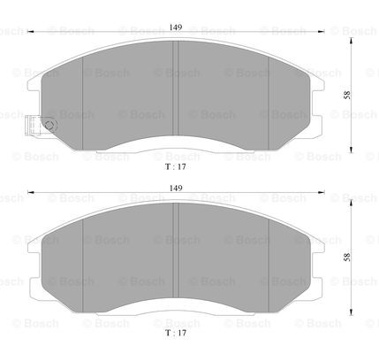 BOSCH 0 986 AB3 040 Brake...