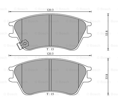 BOSCH 0 986 AB3 041 Brake...