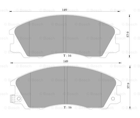 BOSCH 0 986 AB3 042 Brake...