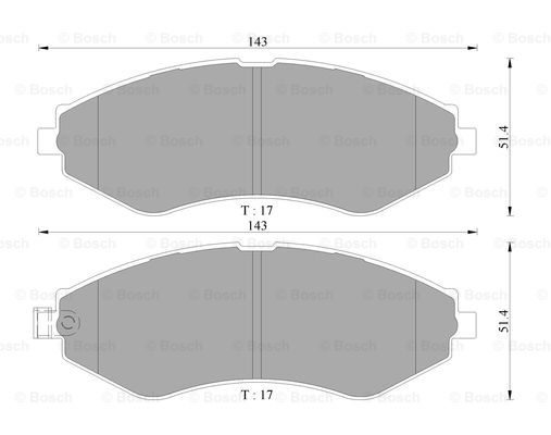 BOSCH 0 986 AB3 044 Brake...