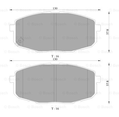 BOSCH 0 986 AB3 046 Brake...