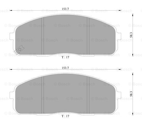 BOSCH 0 986 AB3 047 Brake...