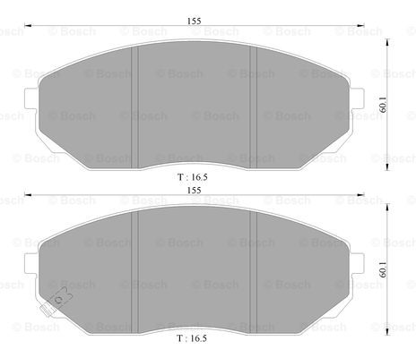 BOSCH 0 986 AB3 048 Brake...