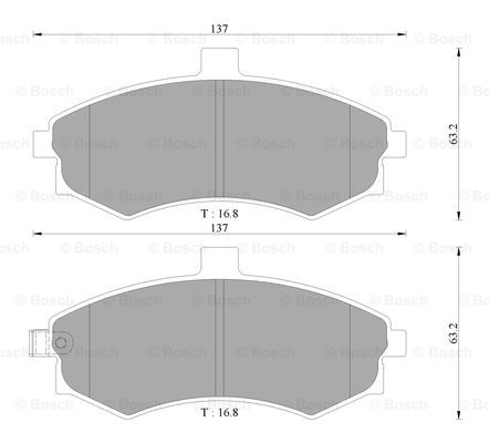 BOSCH 0 986 AB3 050 Brake...