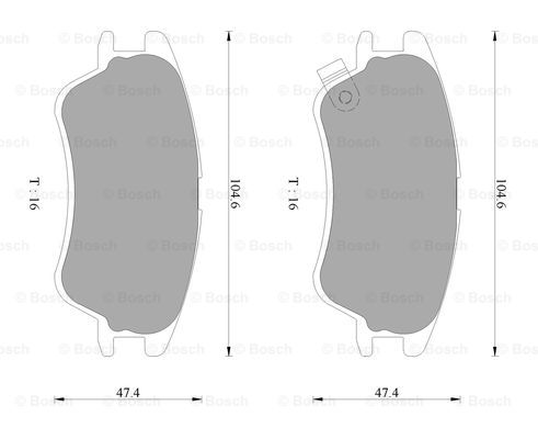 BOSCH 0 986 AB3 053 Brake...