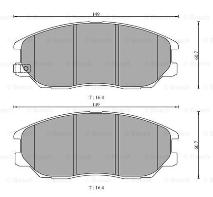 BOSCH 0 986 AB3 055 Brake...