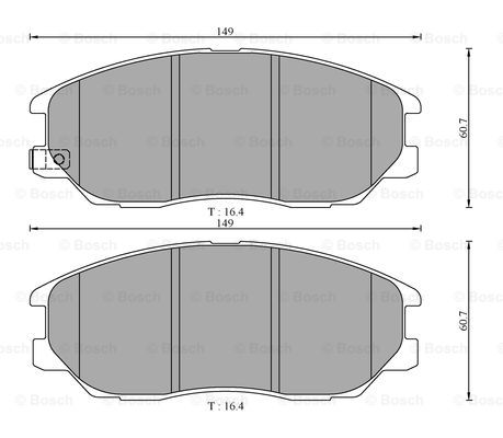 BOSCH 0 986 AB3 056 Brake...