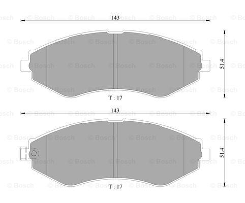 BOSCH 0 986 AB3 061 Brake...