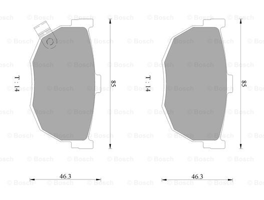 BOSCH 0 986 AB3 064 Brake...