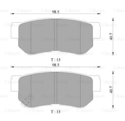 BOSCH 0 986 AB3 066 Brake...