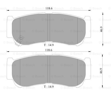 BOSCH 0 986 AB3 067 Brake...