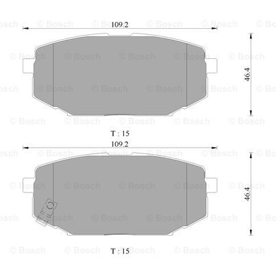 BOSCH 0 986 AB3 068 Brake...