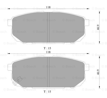 BOSCH 0 986 AB3 070 Brake...