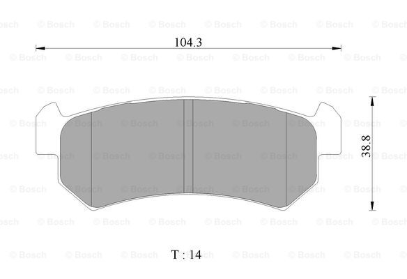 BOSCH 0 986 AB3 071 Brake...