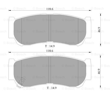 BOSCH 0 986 AB3 074 Brake...