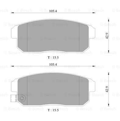 BOSCH 0 986 AB3 075 Brake...