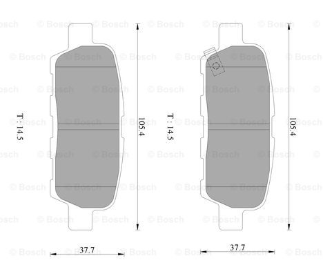 BOSCH 0 986 AB3 076 Brake...