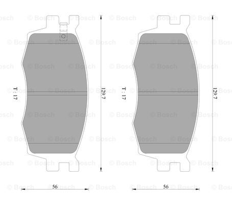 BOSCH 0 986 AB3 077 Brake...