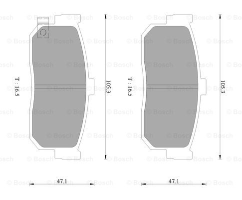 BOSCH 0 986 AB3 084 Brake...