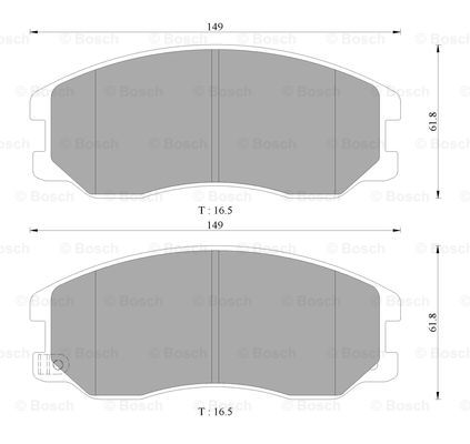 BOSCH 0 986 AB3 089 Brake...