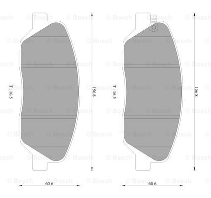 BOSCH 0 986 AB3 095 Brake...