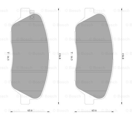 BOSCH 0 986 AB3 097 Brake...