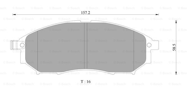 BOSCH 0 986 AB3 098 Brake...