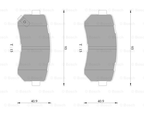 BOSCH 0 986 AB3 099 Brake...