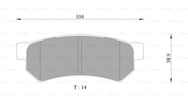 BOSCH 0 986 AB3 102 Brake...