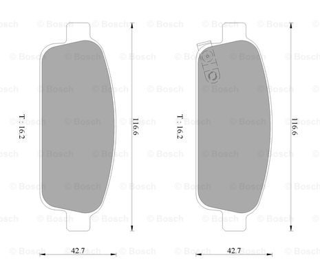 BOSCH 0 986 AB3 103 Brake...