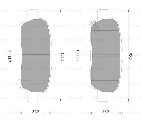 BOSCH 0 986 AB3 104 Brake...