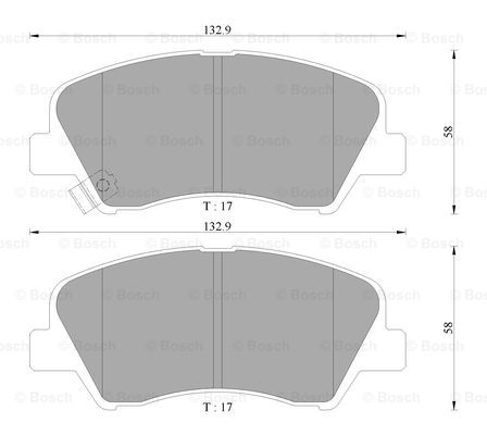 BOSCH 0 986 AB3 107 Brake...