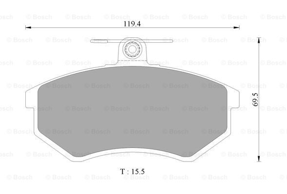 BOSCH 0 986 AB3 109 Brake...