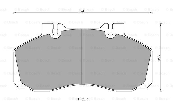 BOSCH 0 986 AB3 111 Brake...