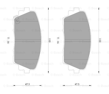 BOSCH 0 986 AB3 112 Brake...