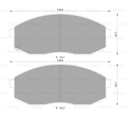 BOSCH 0 986 AB3 113 Brake...