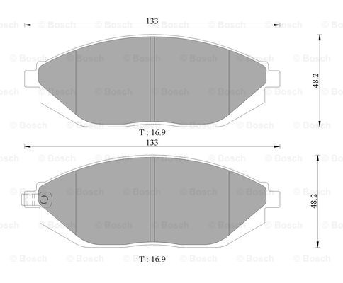 BOSCH 0 986 AB3 115 Brake...