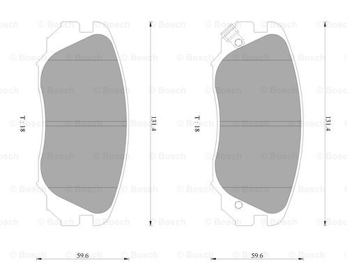 BOSCH 0 986 AB3 116 Brake...