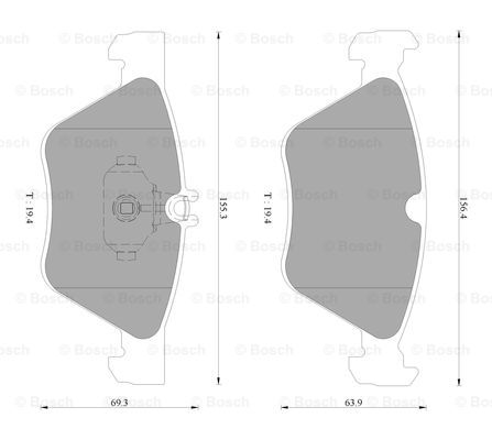 BOSCH 0 986 AB3 117 Brake...