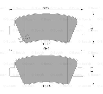 BOSCH 0 986 AB3 121 Brake...