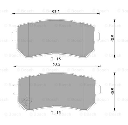 BOSCH 0 986 AB3 124 Brake...