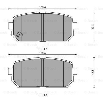 BOSCH 0 986 AB3 125 Brake...