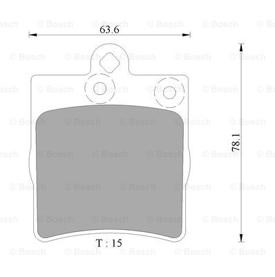 BOSCH 0 986 AB3 128 Brake...