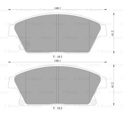 BOSCH 0 986 AB3 131 Brake...