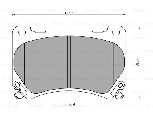 BOSCH 0 986 AB3 134 Brake...