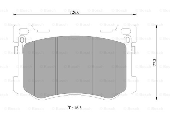 BOSCH 0 986 AB3 136 Brake...