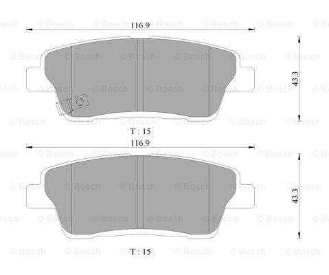 BOSCH 0 986 AB3 138 Brake...