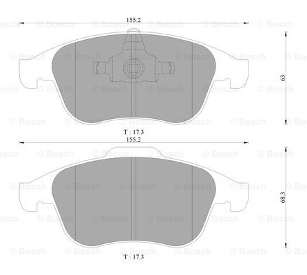 BOSCH 0 986 AB3 139 Brake...